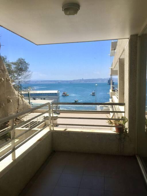 Apartamento Grande Departamento, Frente al Mar, Equipado. Valparaíso Exterior foto